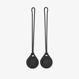 Michael Kors Logo Embossed Case for Apple AirTag (2-pack) Black